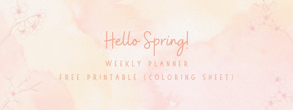 Spring Coloring Sheet