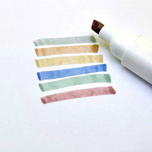 Cat Paw Twin Color Highlighters - Set of 6