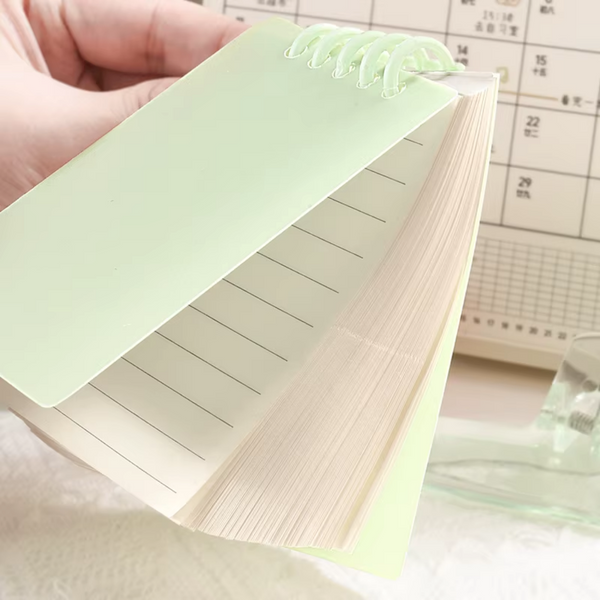 ClearView Pastel Cloud Pocket Notepad
