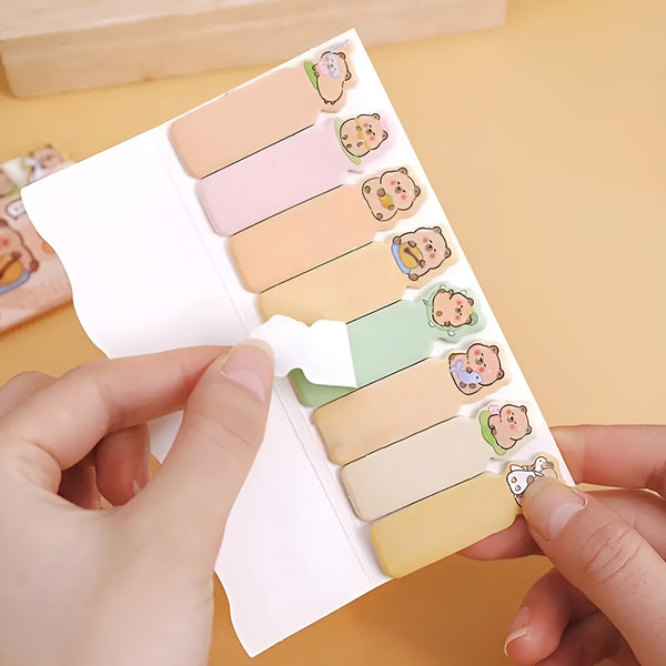 Cute Capybara Index Sticky Notes