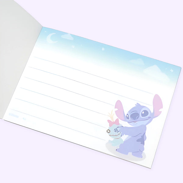 Cute Model Stitch Memo Pad - Blue Night Sky