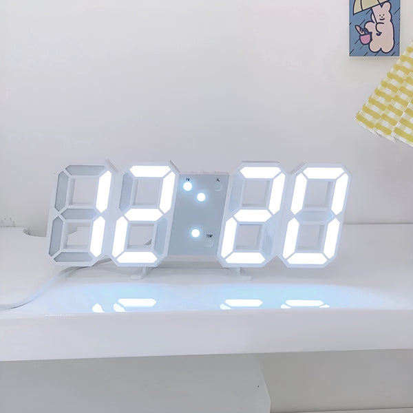 Digital LED Wall & Desk Alarm Clock