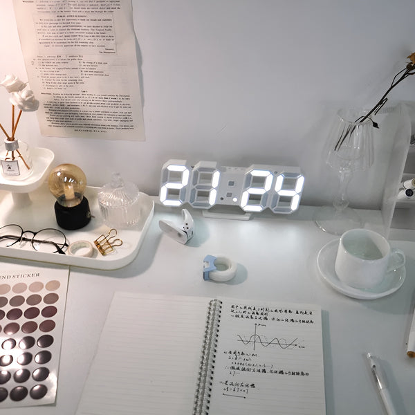 Digital LED Wall & Desk Alarm Clock