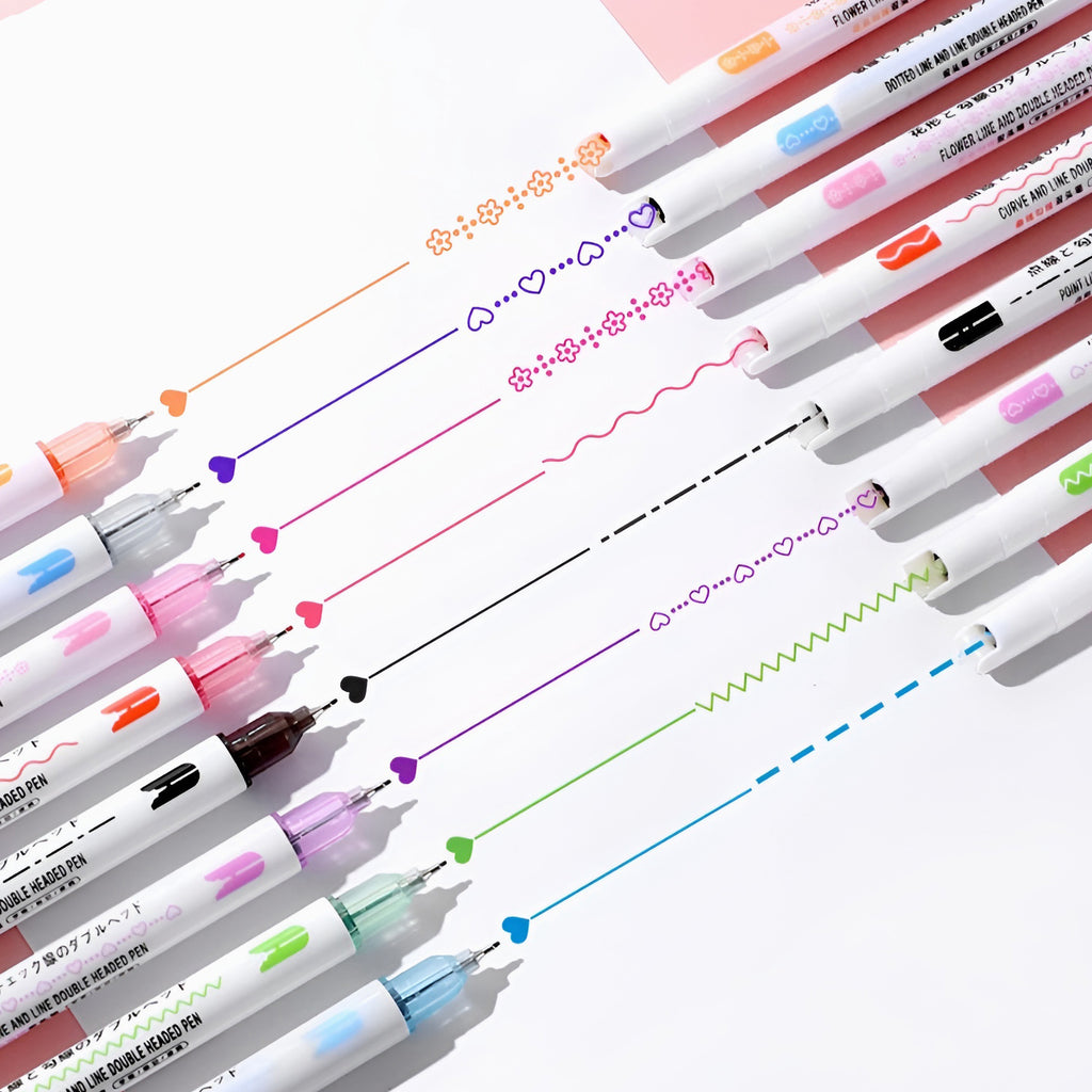 Dual Line 2-Way Markers - Set of 8