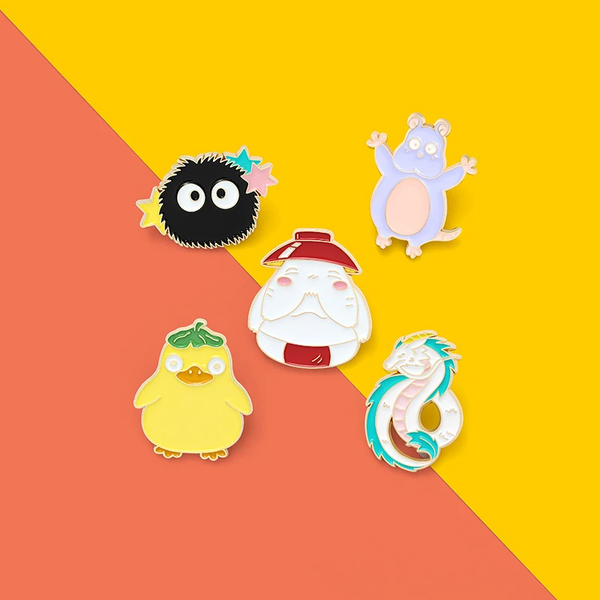 Hayao Miyazaki Enamel Pin - Spirited Away