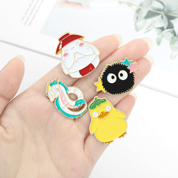 Hayao Miyazaki Enamel Pin - Spirited Away
