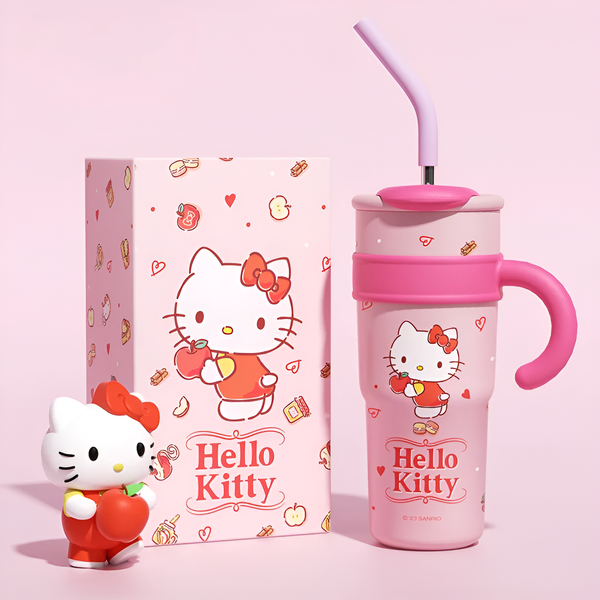 Hello Kitty Stainless Steel Tumbler With Straw