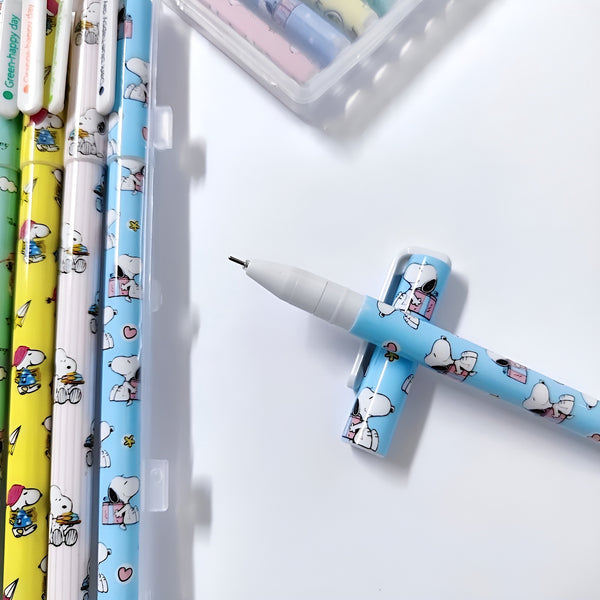 Kawaii Snoopy Gel Ink Pens - Set of 10