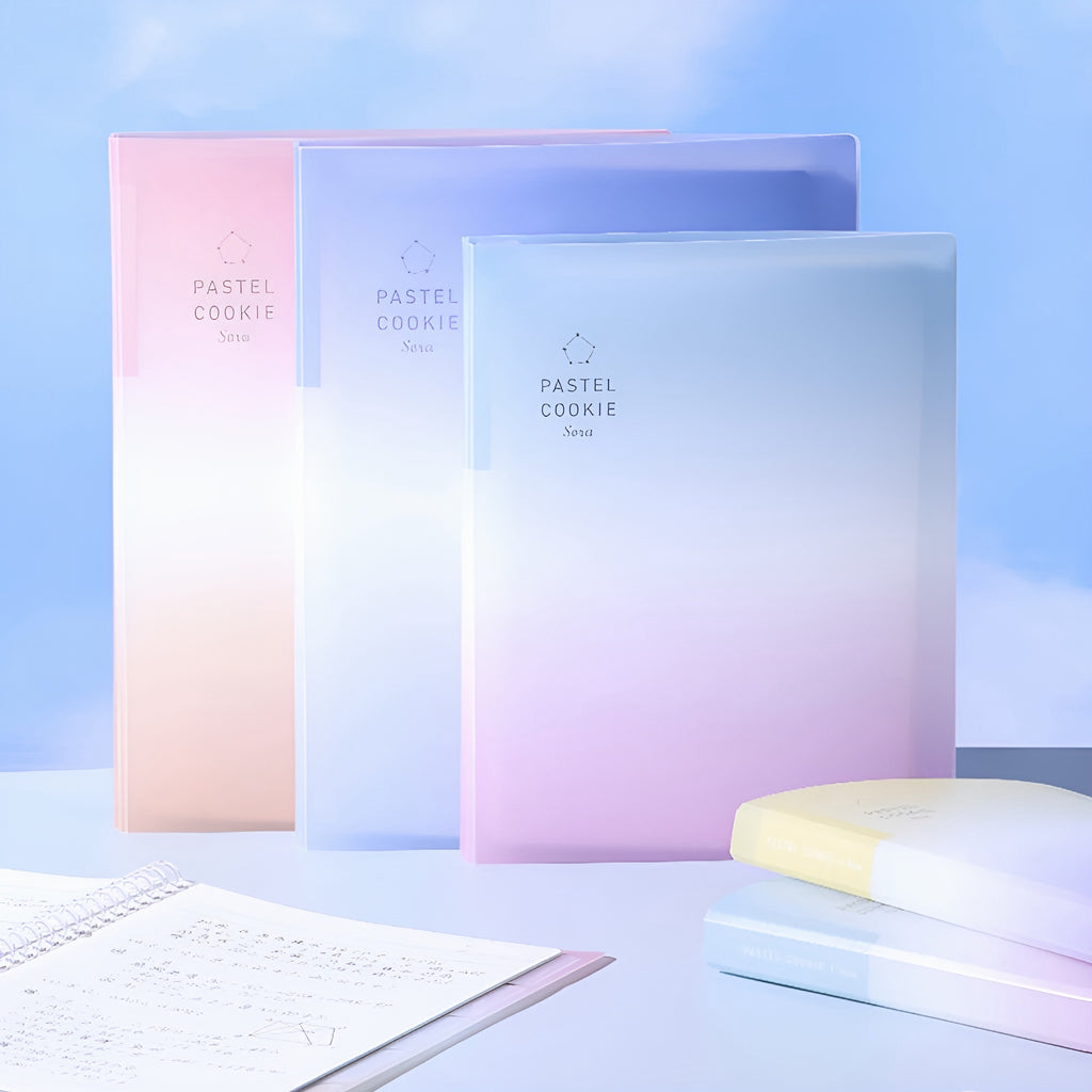 Kokuyo Pastel Cookie Binder with Refills - New Ombre Edition