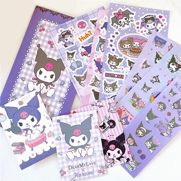 Large Sanrio Kuromi Sticker Set
