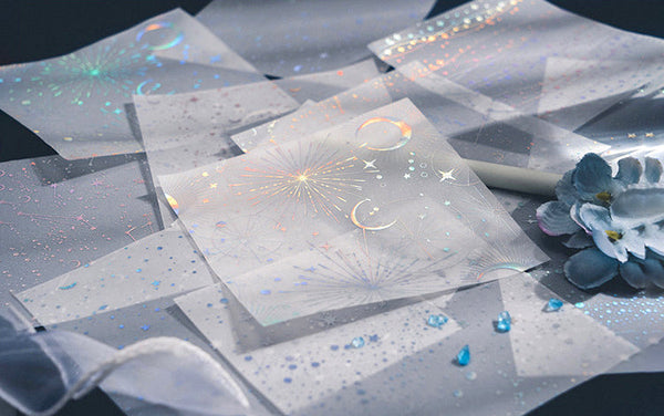 Midnight Moonlight Scrapbooking Paper Set