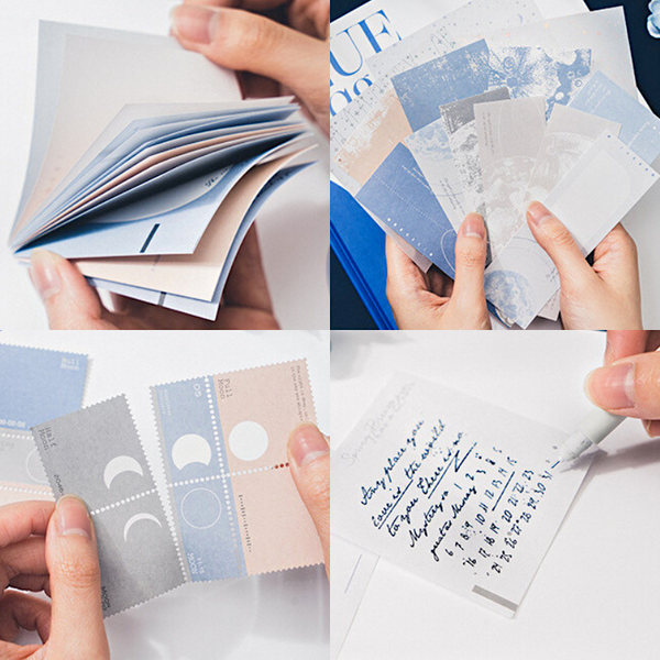 Midnight Moonlight Scrapbooking Paper Set