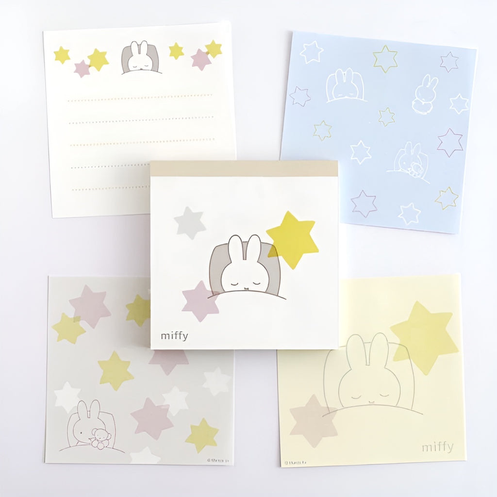 Miffy Square Memo Pad - Stars