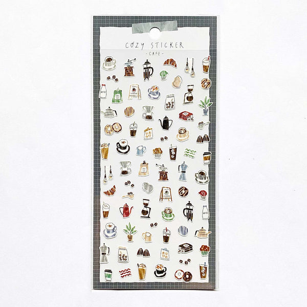 Mind Wave Cozy Stickers - Cafe