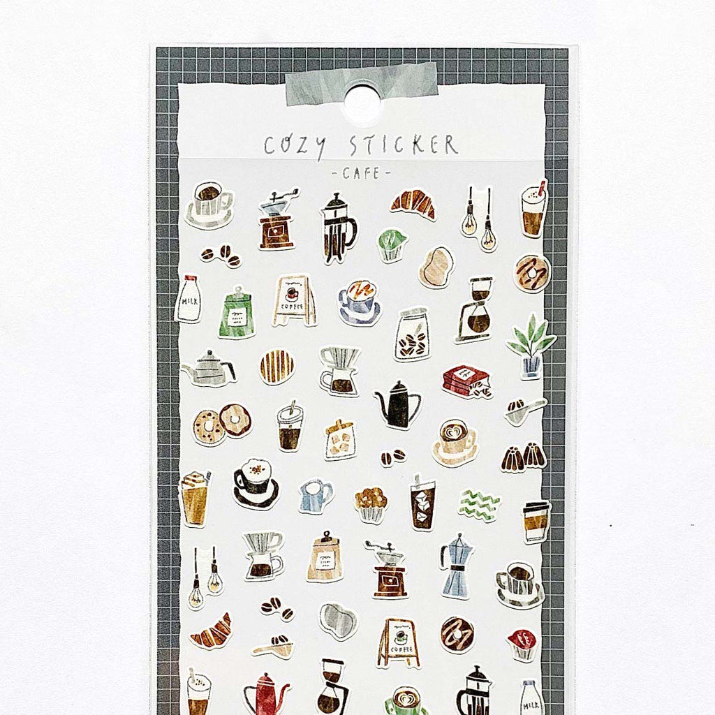 Mind Wave Cozy Stickers - Cafe
