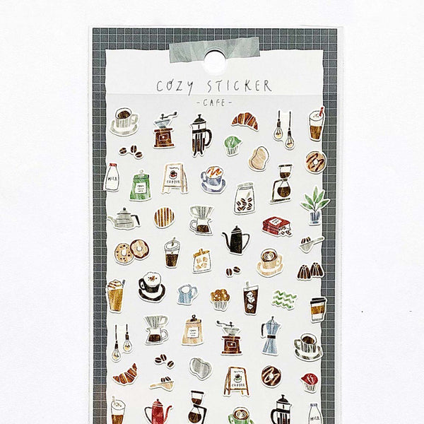 Mind Wave Cozy Stickers - Cafe