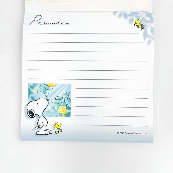 Peanuts Snoopy Memo Pad - Limited Summer Series - Lemons