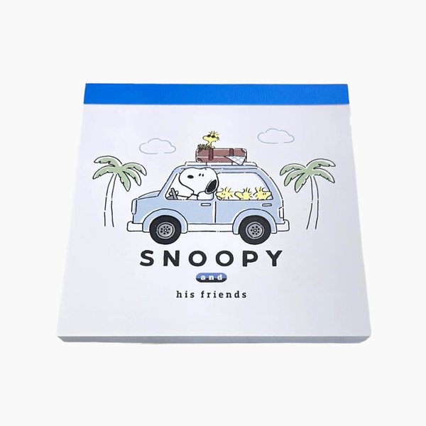 Peanuts Snoopy Memo Pad - Limited Summer Edition - Summer Travels