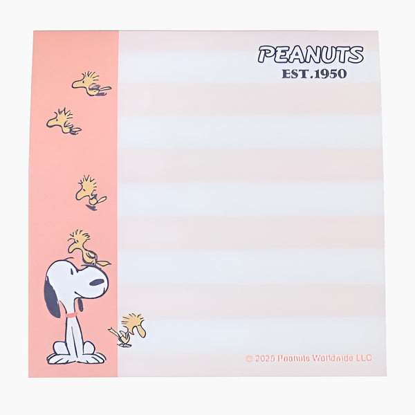 Peanuts Snoopy Memo Pad - Vintage Series - Snoopy & Woodstock
