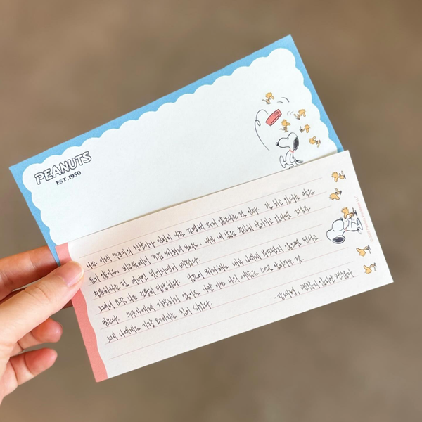 Peanuts Snoopy Mini Letter Set - Limited Vintage Series - Snoopy & Woodstock