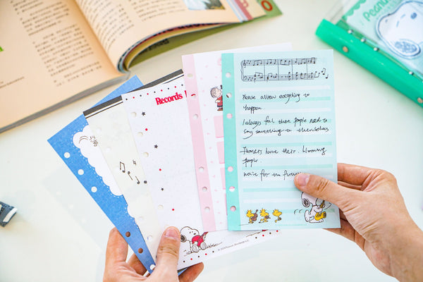Peanuts Snoopy Transparent Binder - Peanuts Records - Limited Edition
