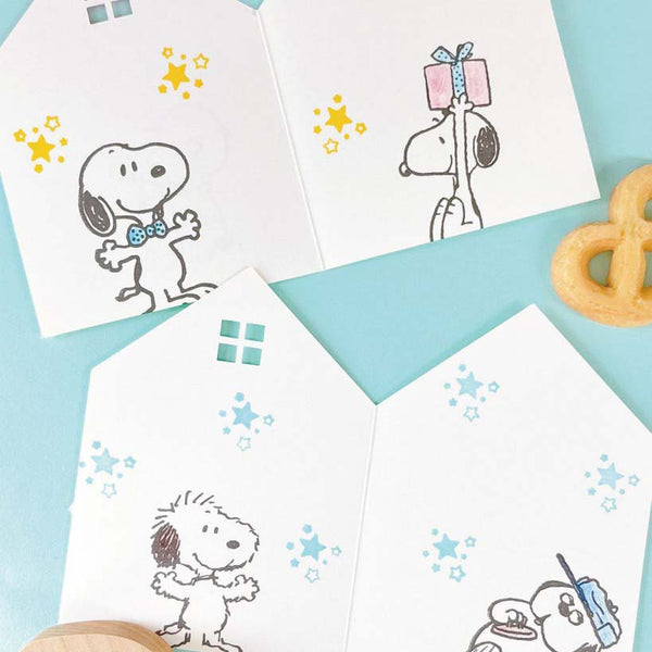 Peanuts Snoopy Wood Piece Stamps