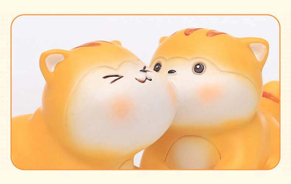 Playful Mini Tiger Figures - Set of 2
