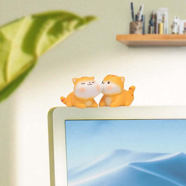 Playful Mini Tiger Figures - Set of 2