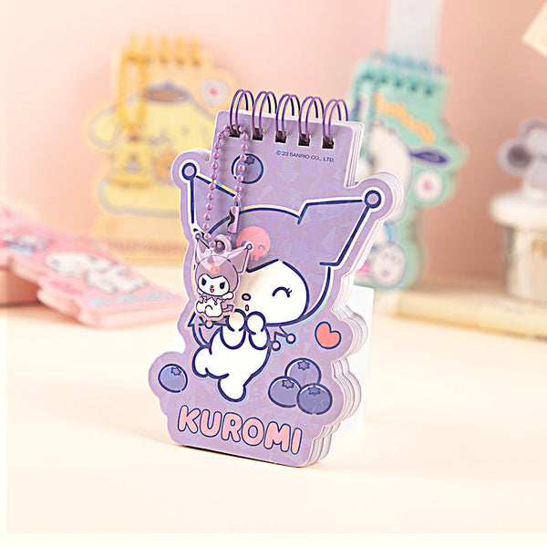 Sanrio Character Holo Memo Pad with Sanrio Pendant