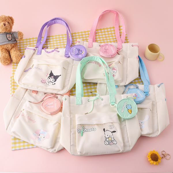 Sanrio Character Tote Bag with Mini Pouch