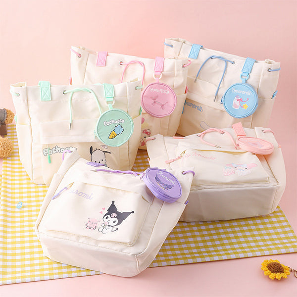 Sanrio Character Tote Bag with Mini Pouch