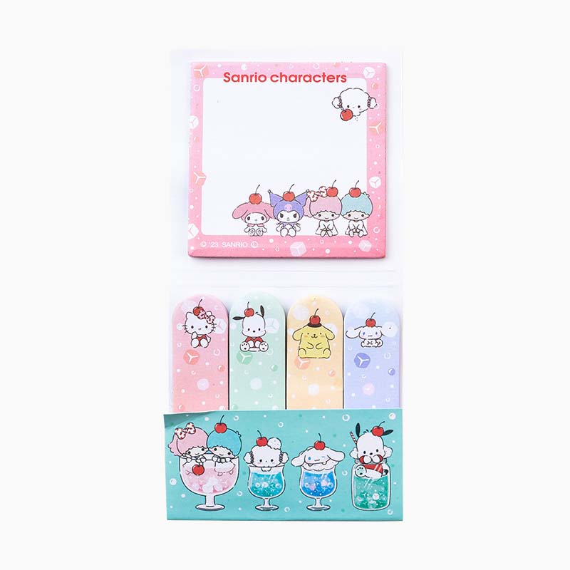 Sanrio Characters Large Sticky Notes Set - Sweet Life