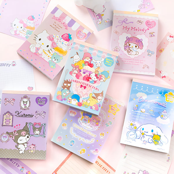 Sanrio Characters Memo Pads - Large