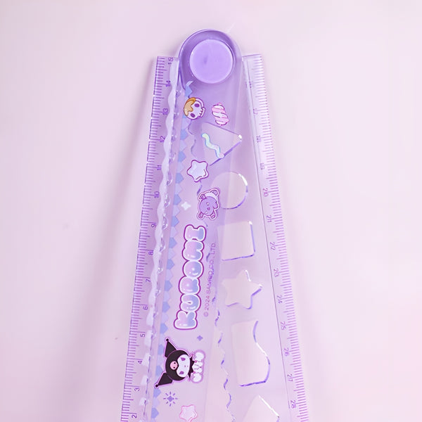 Sanrio Characters Stencil & Ruler Duo