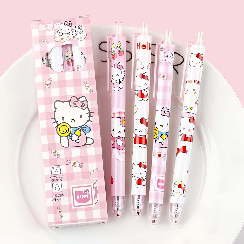 Sanrio Hello Kitty Gel Pen - Set of 4