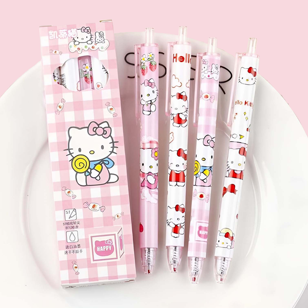 Sanrio Hello Kitty Gel Pen - Set of 4