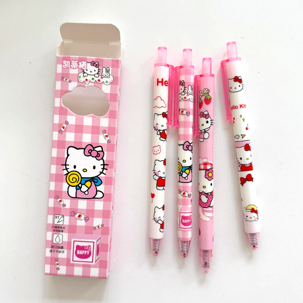 Sanrio Hello Kitty Gel Pen - Set of 4