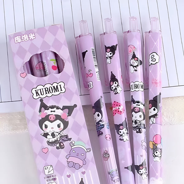 Sanrio Kuromi Gel Pen - Set of 4