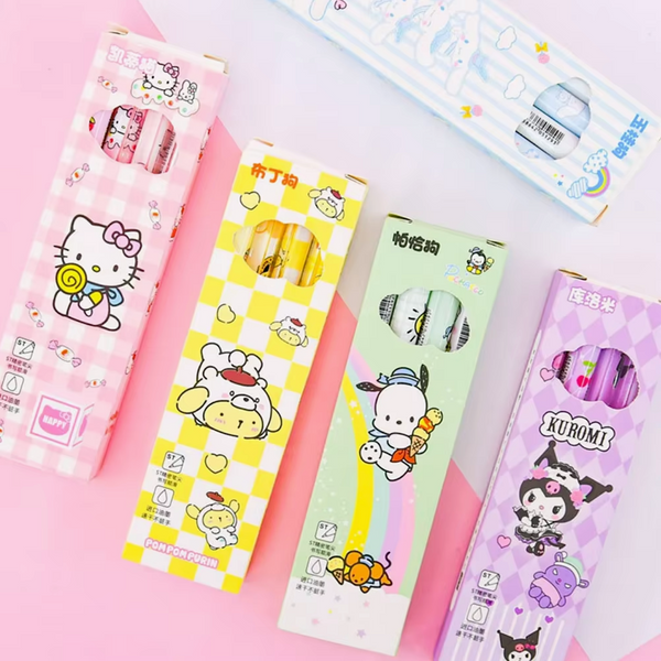 Sanrio Kuromi Gel Pen - Set of 4