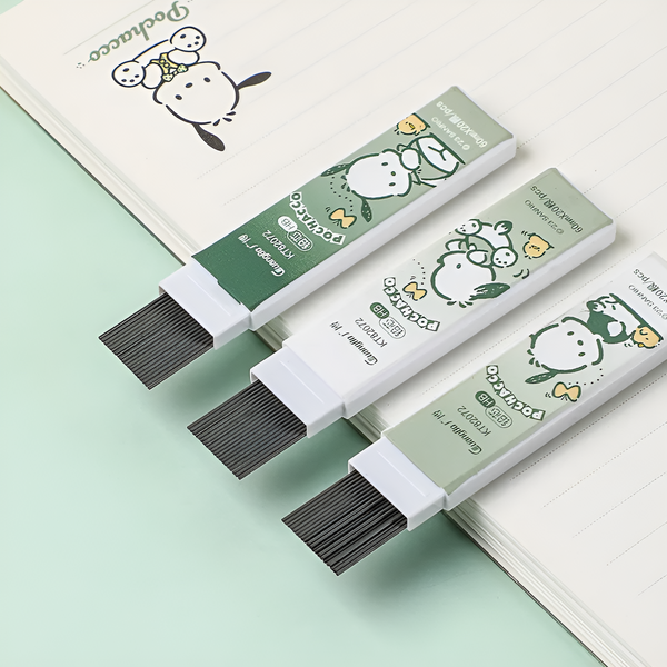 Sanrio Pochacco Mechanical Pencil + Refill Set