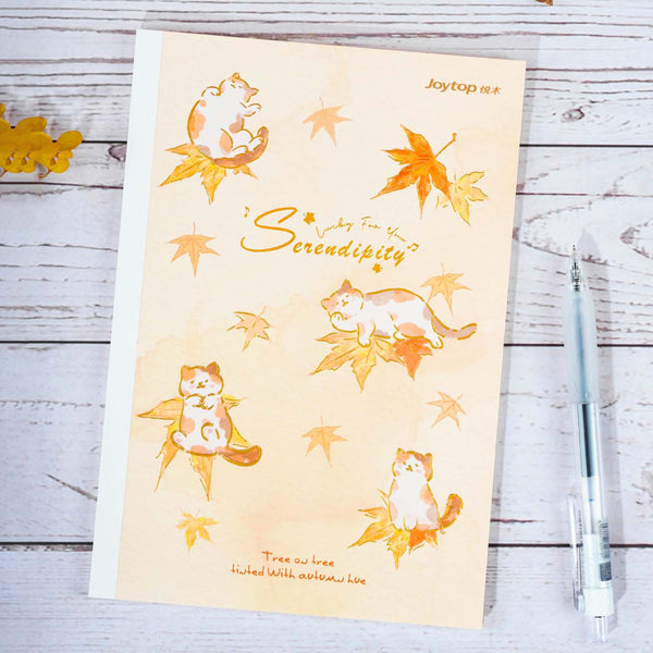 Serendipity Purrfect Fall A5 Notebook
