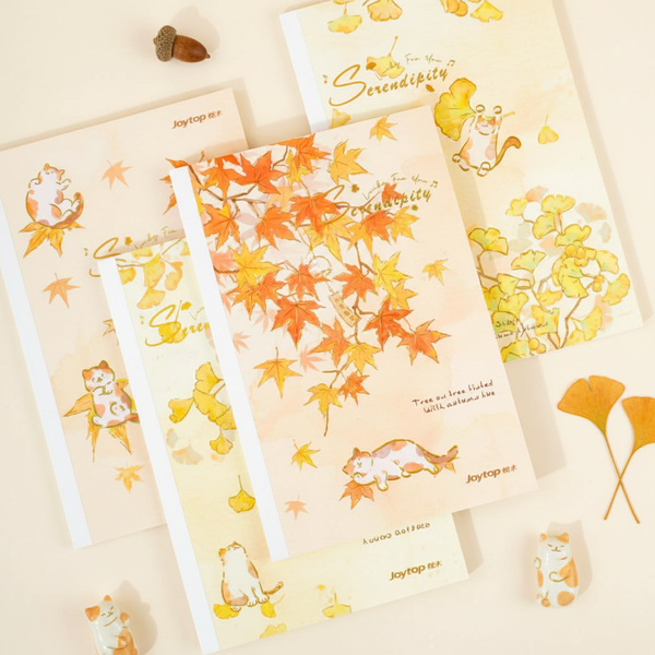 Serendipity Purrfect Fall A5 Notebook