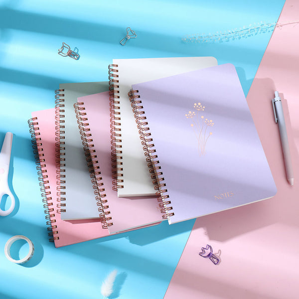 Serenity Bloom Spiral Notebooks