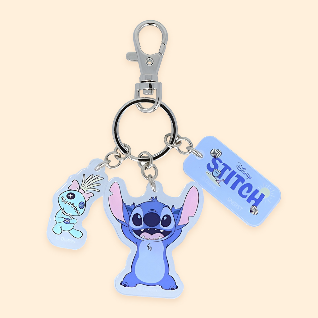 Sun-Star & Disney Stitch Keychain - Limited Summer Edition - Blue