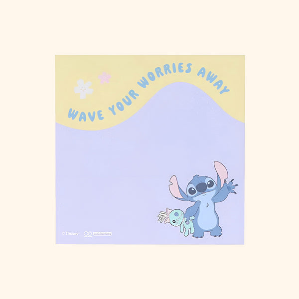 Sun-Star & Disney Stitch Memo Pad - Limited Summer Edition - Beach, Love & Ice Cream