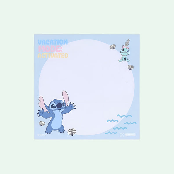 Sun-Star & Disney Stitch Memo Pad - Limited Summer Edition - Relax