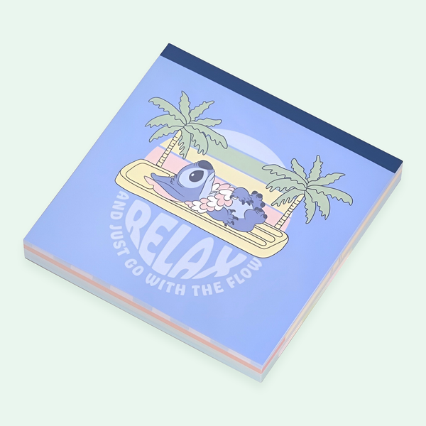Sun-Star & Disney Stitch Memo Pad - Limited Summer Edition - Relax