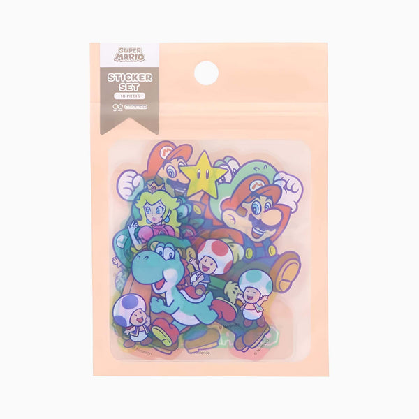Sun-Star & Nintendo Super Mario Stickers - Limited Edition