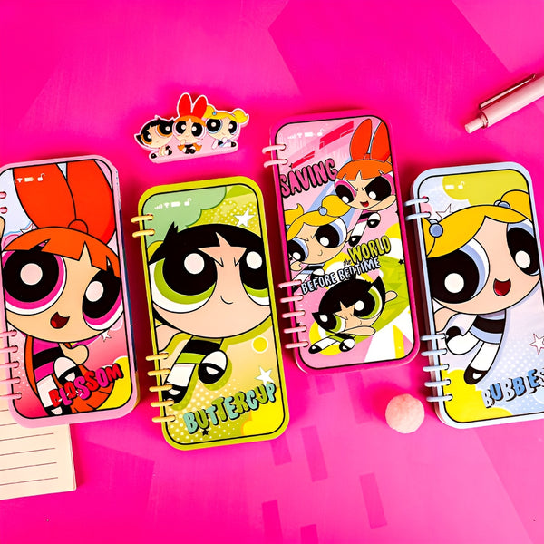 The Powerpuff Girls Spiral Notebook - Sugar, Spice, and Everything Nice