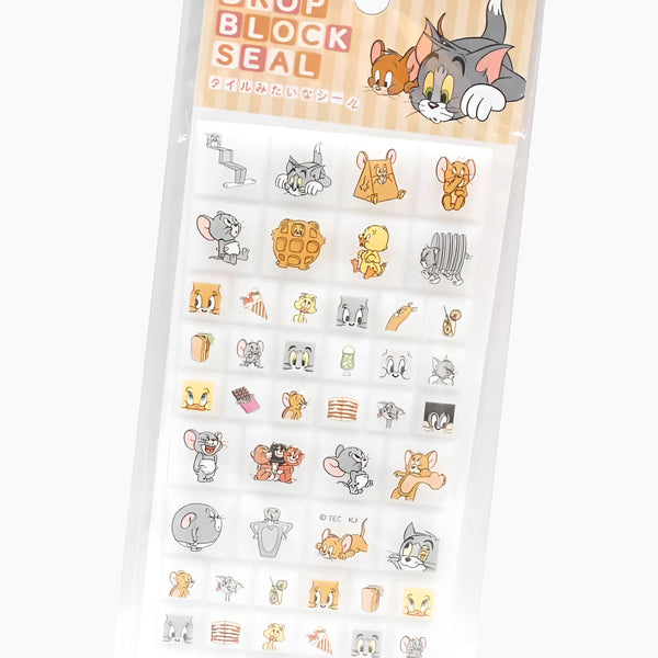 Tom & Jerry Drop Block Stickers